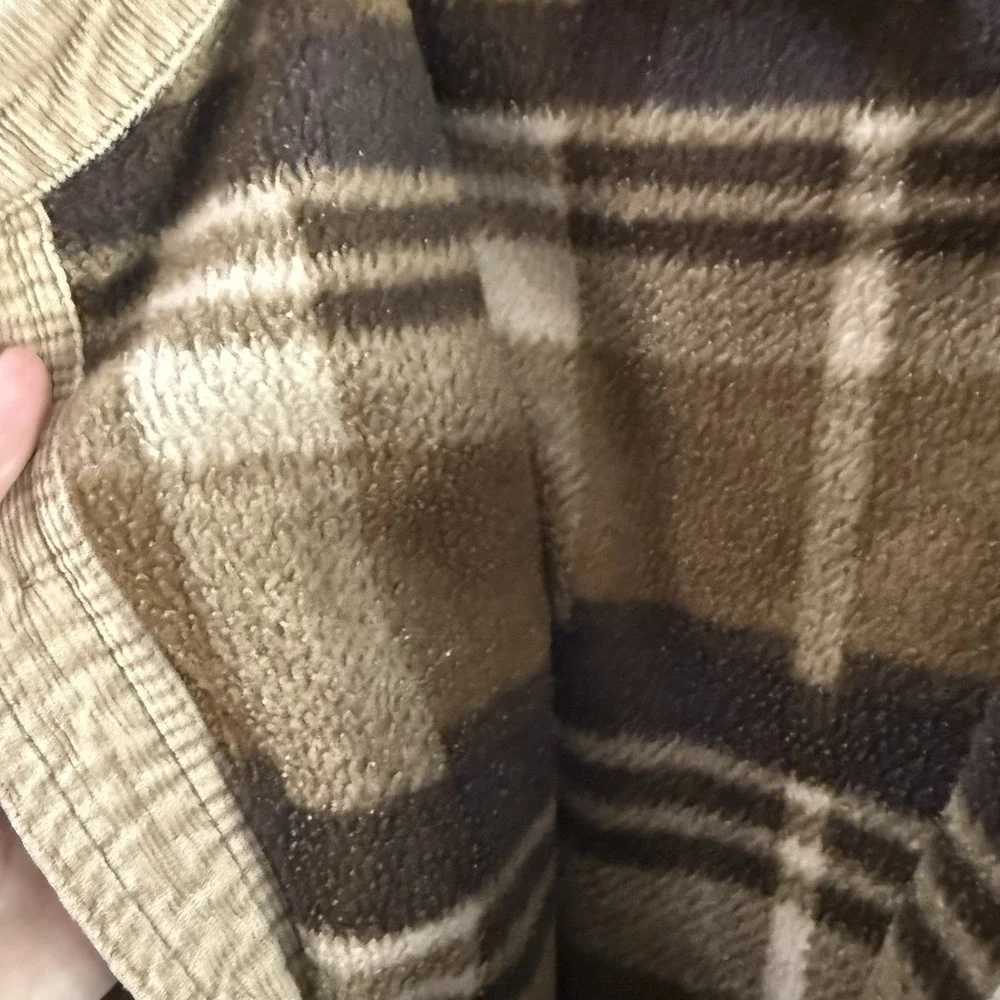 Levi's Men's Corduroy‎ Plaid Sherpa Lined Trucker Jacket M Outdoors See Descr